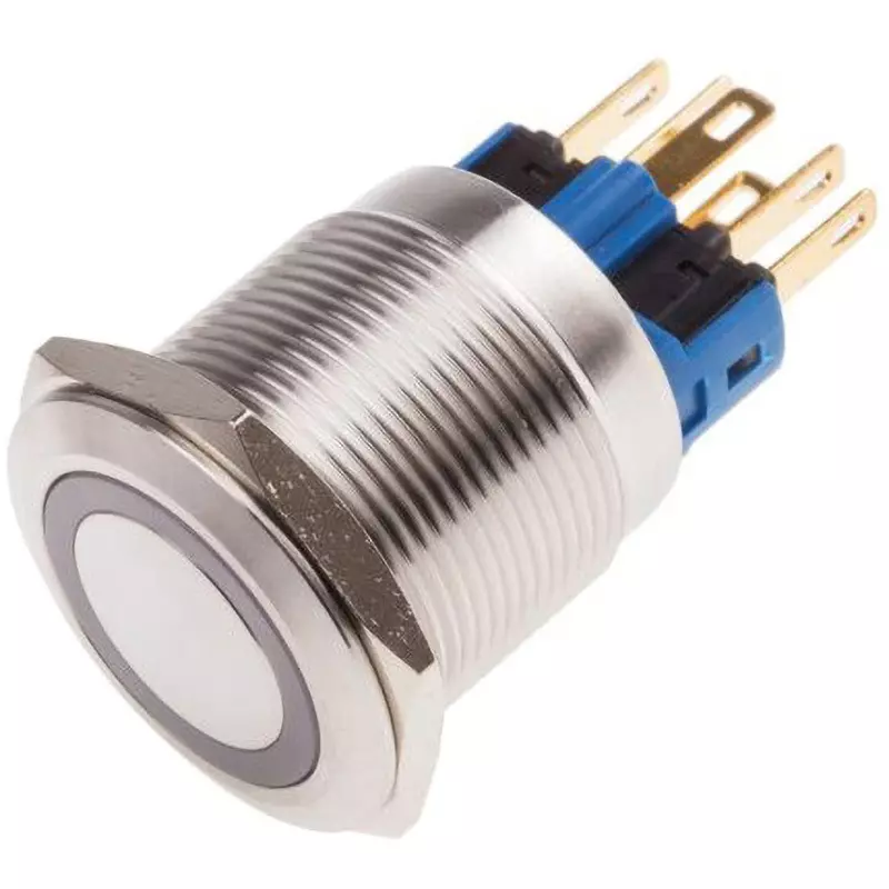 RS PRO Push Button Switch 24 V Rated Voltage Round Type Actuator, 811-8496