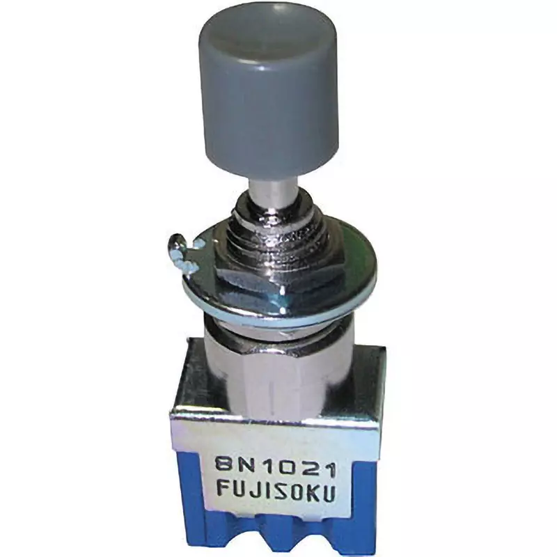 Nidek Pushbutton Switch AC125 V.6 A/250 V.3 A Rating Round Button Shape, 8N1021-Z (Pack of 10)