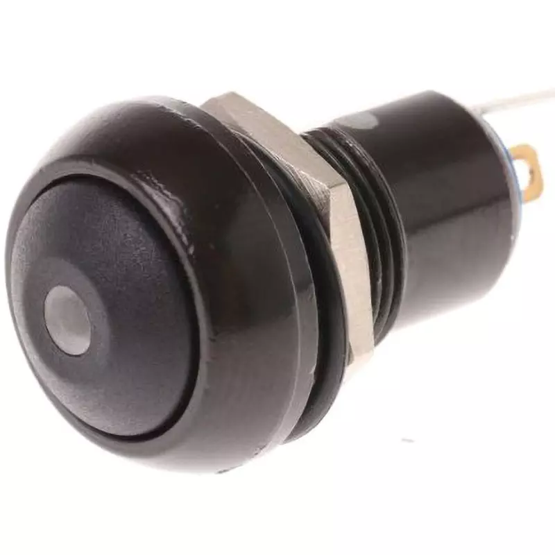 APEM Push Button Switch latch Panel mount 13.6 mm Cutout Diameter, IPR1SAD2LOG