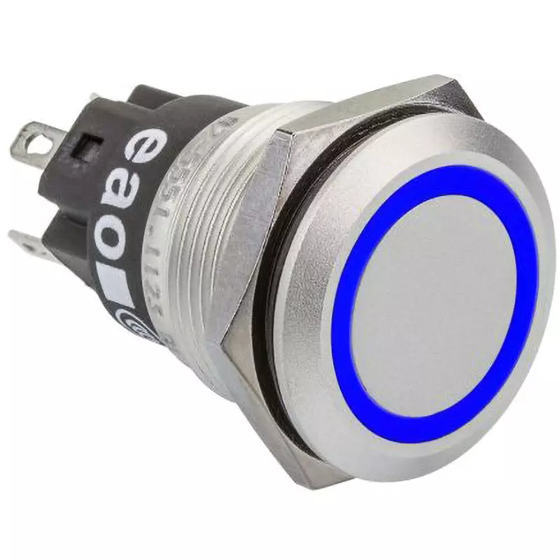 EAO Pushbutton Switch 230 V Rated Voltage 1 Amp @24 V DC Contact Current Rating, 82-5551.1126