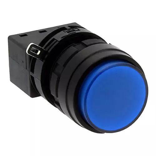 IDEC LW Series Push Button Switch Round Protruding Button Φ22 mm, LW1B-M2C6LS