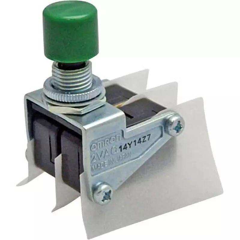 Omron Pushbutton Switch Φ10.5 mm Non-illuminated Round, 2VAQ-4G