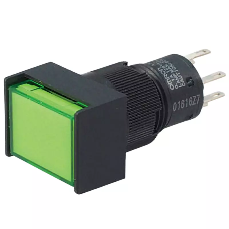 Omron Small Pushbutton Switch Φ12 mm Mounting Hole Diameter, A3CJ-90E1-24EG