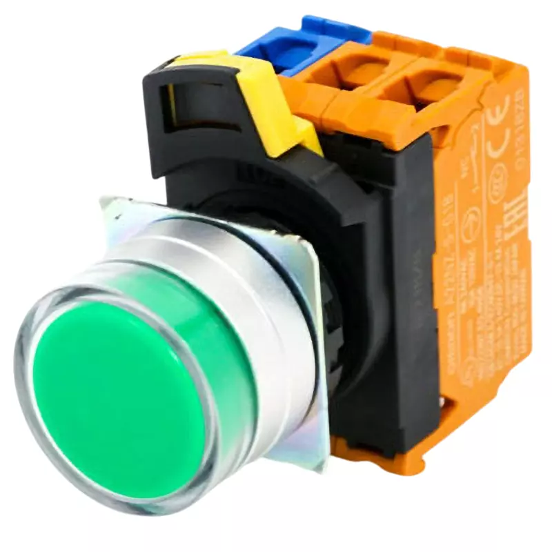 Omron Opacity Pushbutton Switch Φ22 mm Mounting Hole Diameter, A22NN-MGM-NGA-G122-NN