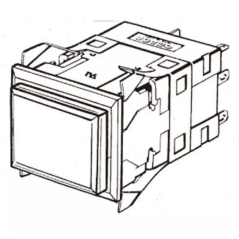 Omron Momentary Type Illuminated Pushbutton Switch Rectangular LED Square Body, A3PJ-90E11-24EO