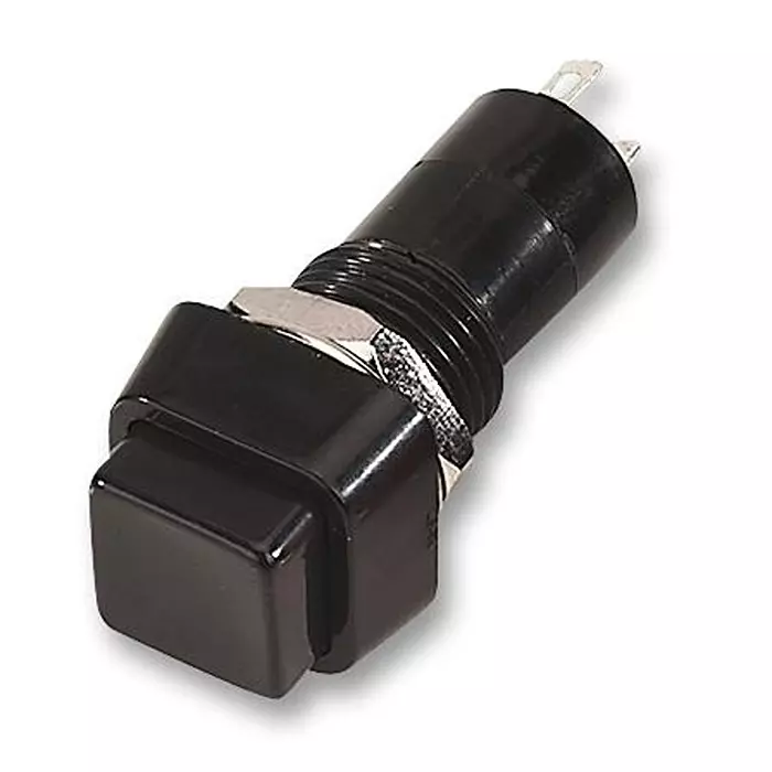 MULTICOMP PRO Standard Pushbutton Switches SWITCH, SPST, MOM, BLACK, R13-23A-05-BB