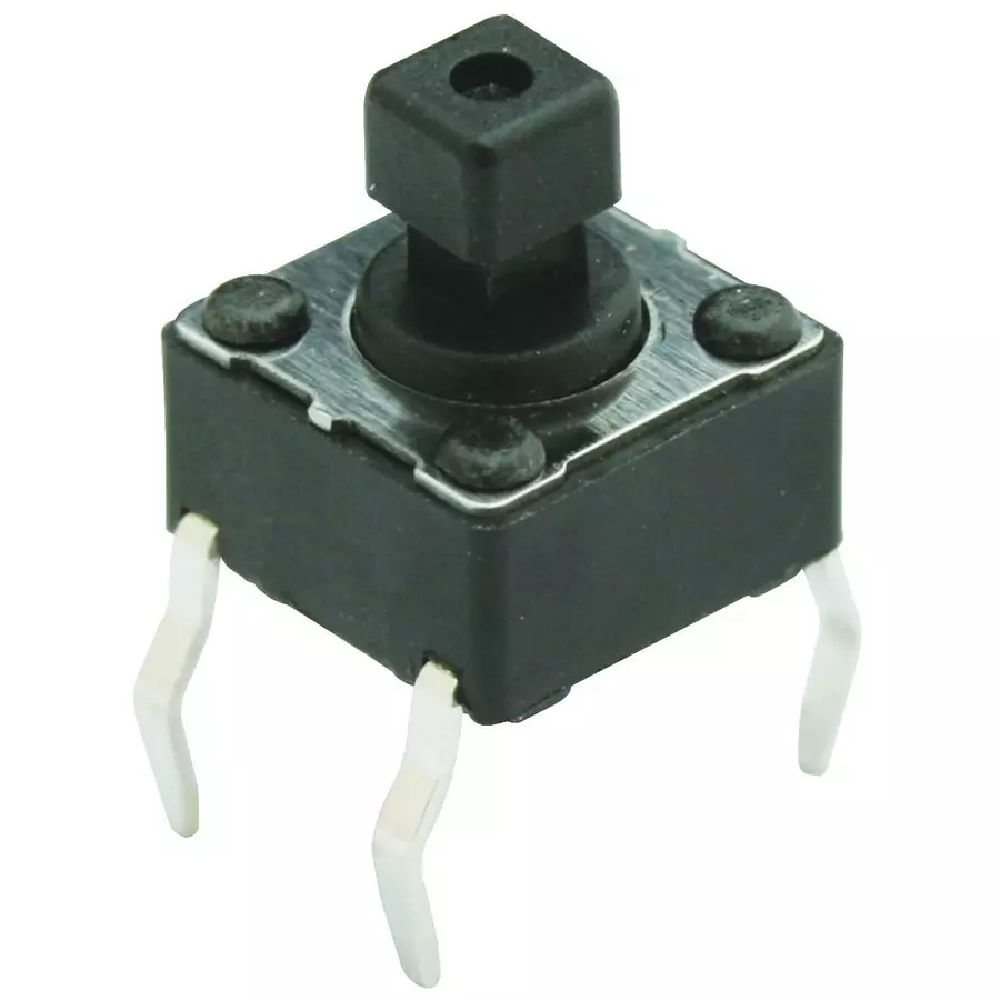 MULTICOMP PRO Tactile Switches SWITCH, TACTILE, SPST-NO, 50mA, THOUGH HOLE, MC32865 (Pack of 5)