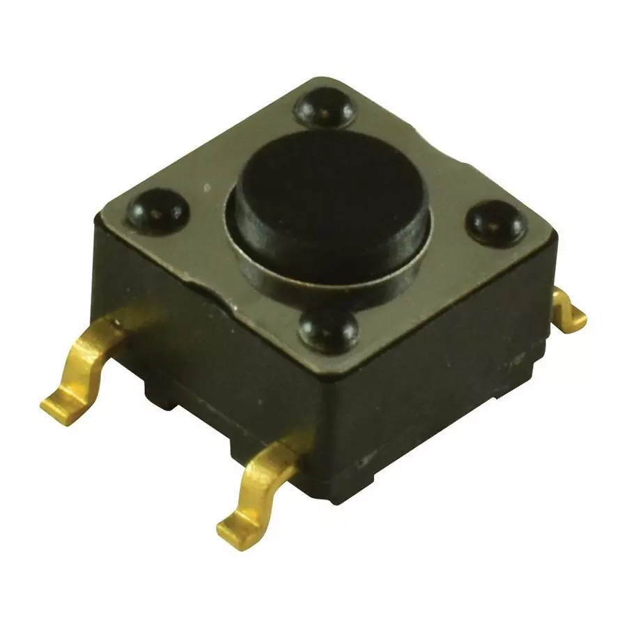 NKK SWITCHES SWITCH, TACTILE, 0.1A, 28VDC, SOLDER, HP0315AFKP4-R
