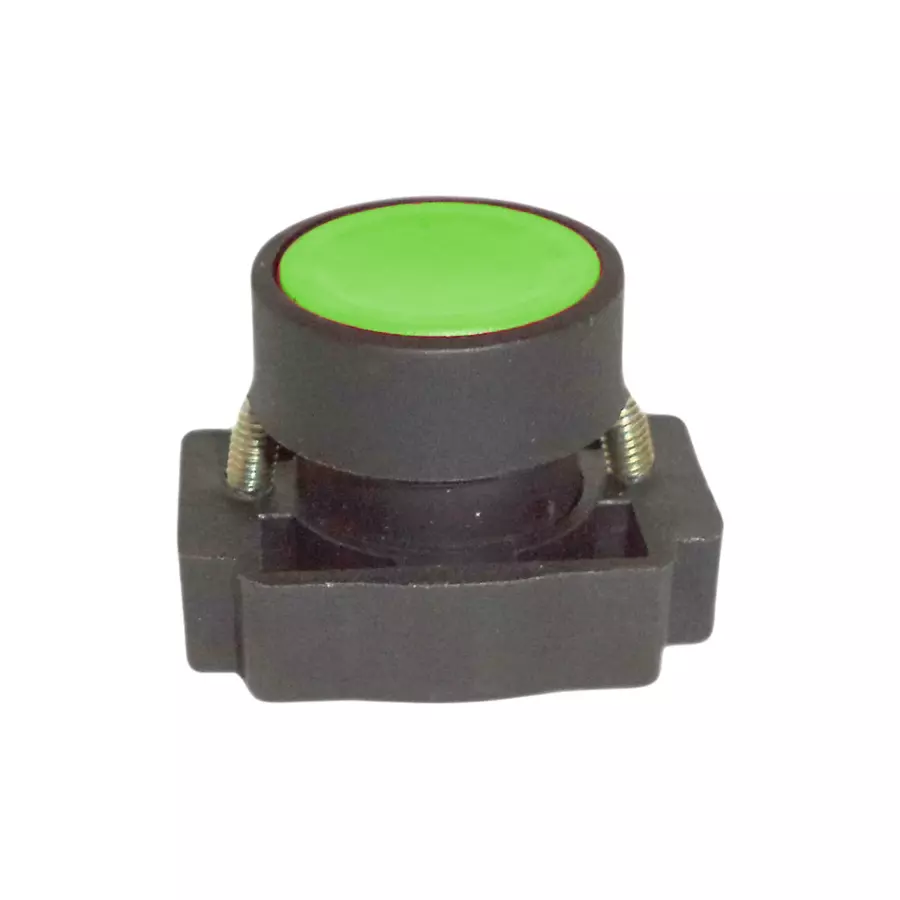 Avon Push Button Standard Shrouded Plastic Green, PBS-5 S