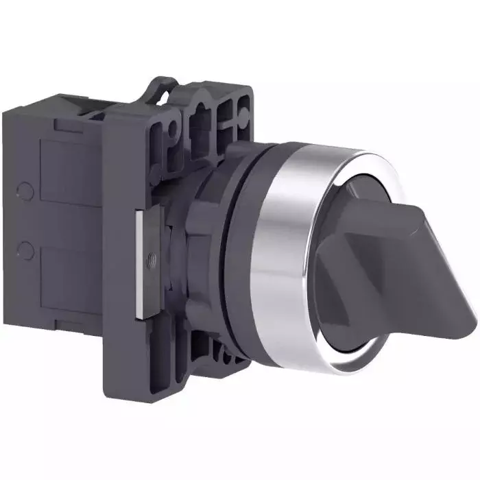 Sibass Electric Selector Switch 3 Position Diameter 22.5 mm PVC Body Without Contact Element with CE Mark, SE-ED33 (Pack of 300)