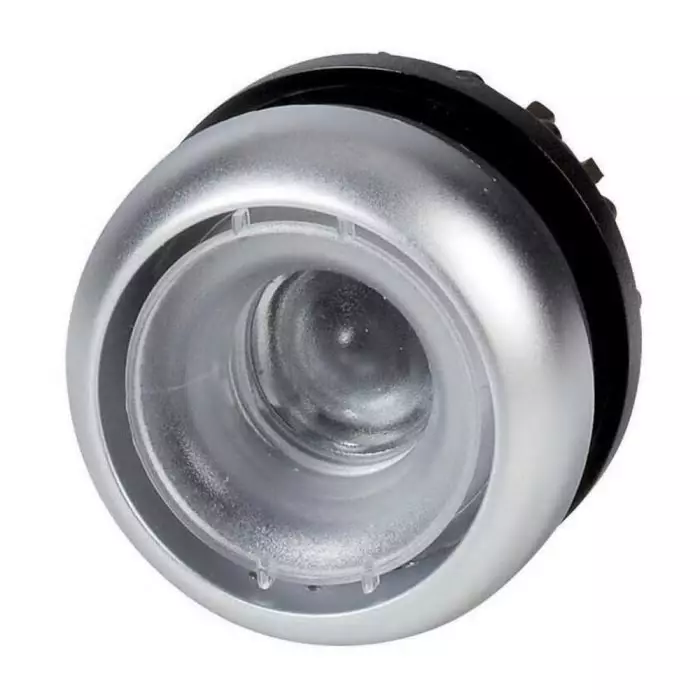 EATON M22S Series Push Button Switch, Maintained, Panel Mount, 22 mm Cutout, IP67, IP69K, 216626 M22-DR-X-GVP (Pack of 50)