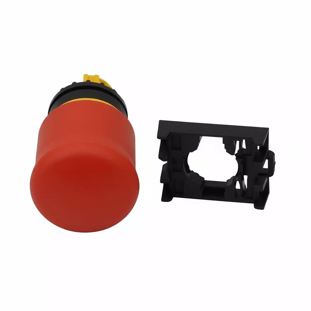 EATON Push-Pull Emergency Stop Switch Non-Illuminated Panel Mount, M22-PV