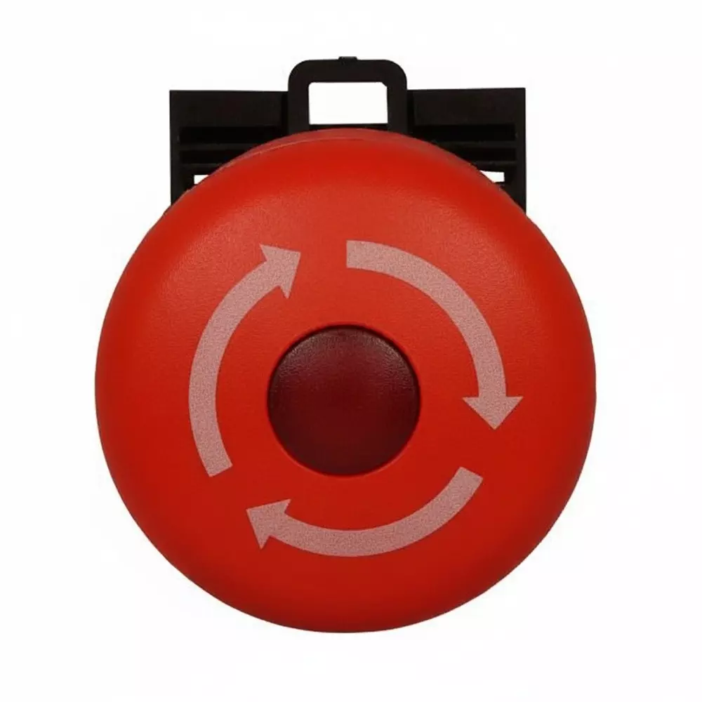 EATON Twist Release Emergency Stop Switch Illuminated 3PST Panel Mount, M22-PVLT-K12-230R
