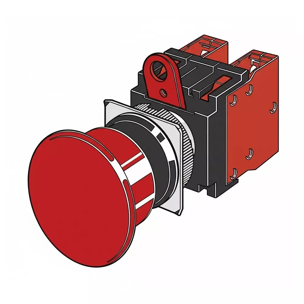 Omron Emergency Stop Switch Non-Illuminated, A22E-MP