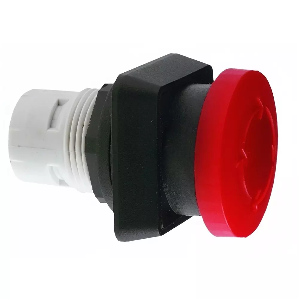 RAFI Emergency Stop Switch Non-Illuminated Panel Mount Contact Termination, 1.30.074.101/0301