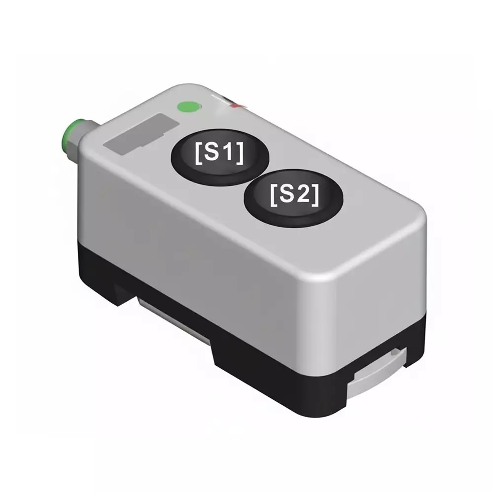 EAO Emergency Stop Switch Box Emergency Stop Switch Illuminated 2 NO Plug-In Termination, 80-4022.000