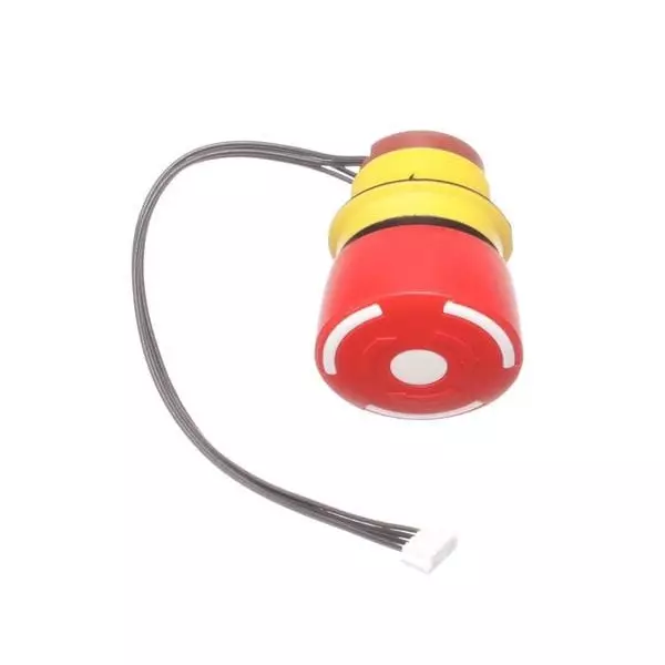 EAO Twist-to-Release Emergency Stop Switch DPST Panel Mount 3 Amp 240 V AC Quick Connect Termination, 84-5040.0020.0049