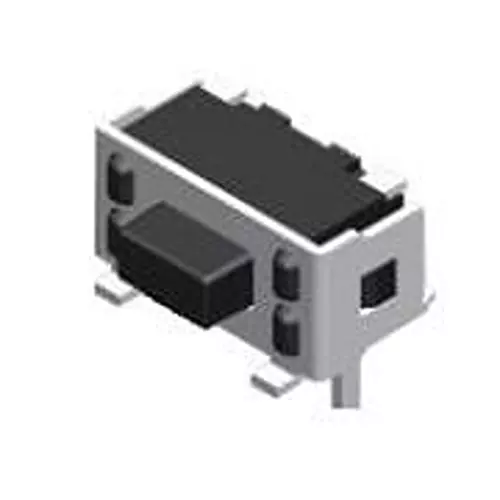 Diptronics Tactile Switch Non-Illuminated Solder Pin Termination 50 mA Rectangular Actuator 12 V DC, TAN2-35N-V-T/R