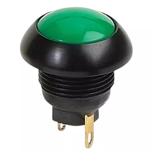 Otto Momentary Action Subminiature Switch Non-Illuminated Solder Lug Termination 208.3 mA Round Actuator 28 V DC, P7-DF11125