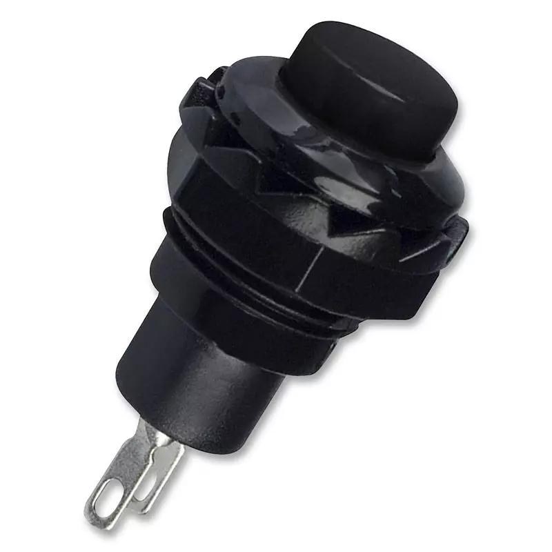 E-SWITCH Switch, Pushbutton, Spst, 3A, 125Vac, Black, Rp3502Bblk. (Pack of 2000)