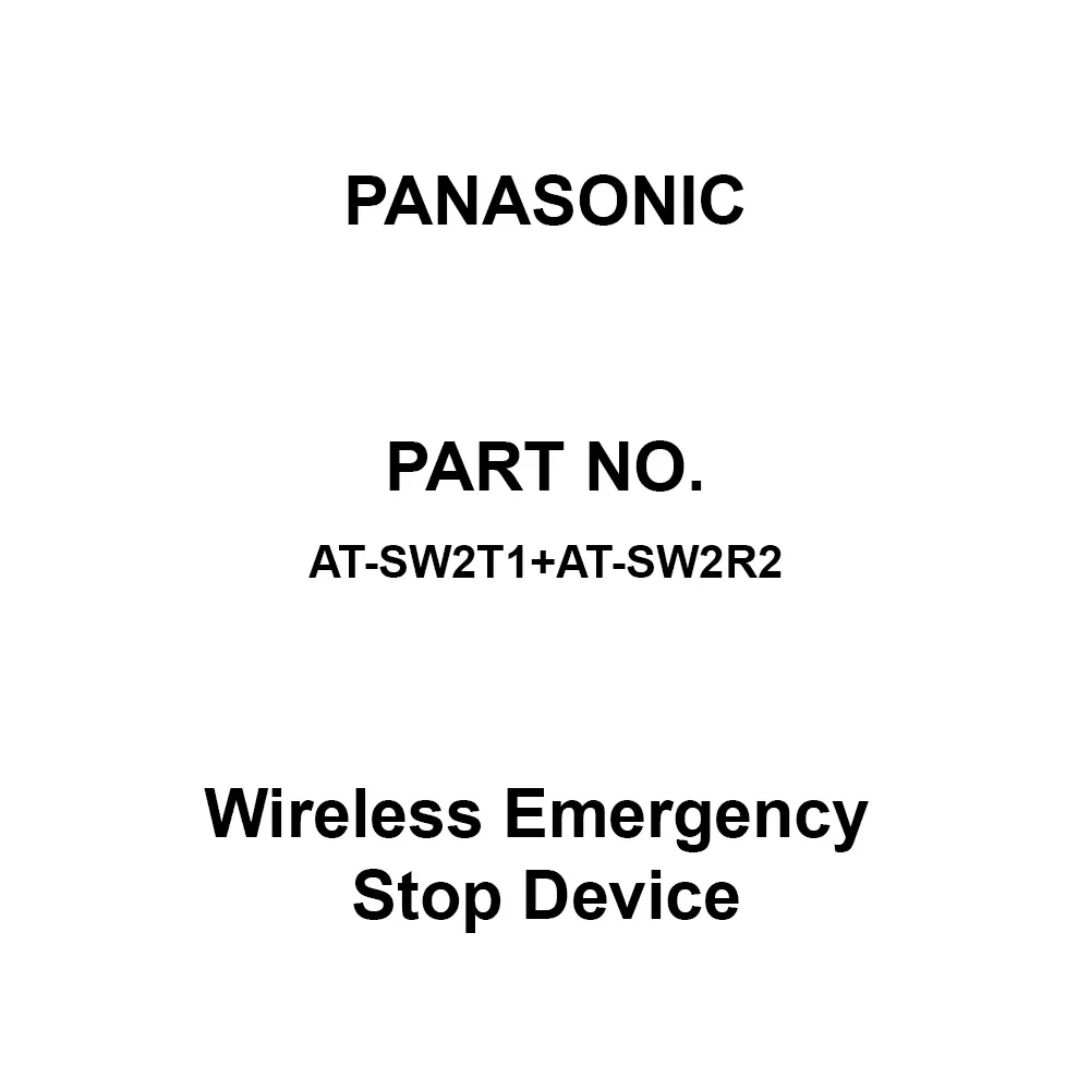 Panasonic Wireless Emergency Stop Device 920 MHz, AT-SW2T1+AT-SW2R2