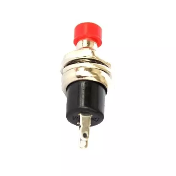 GENERIC Mini SPST Momentary Push Button Switch Panel Mount Normally Open Contact 1.5 A Current Rating, RC065-20 (Pack of 10 Pcs)
