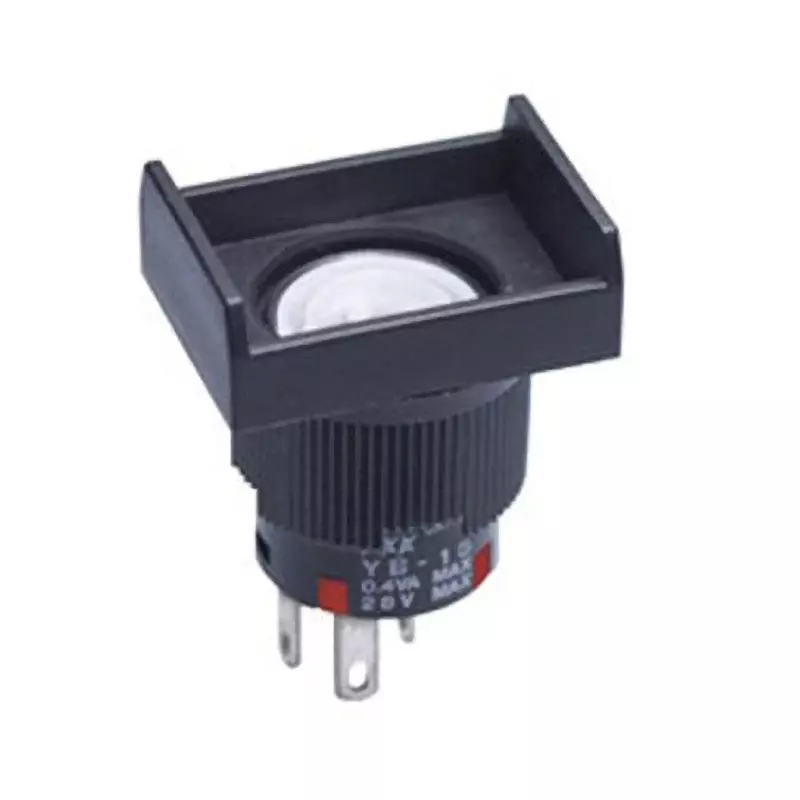 NKK SWITCHES Illuminated Push Button Switch Solder Terminal Single Pole Double Throw YB-15RKG4