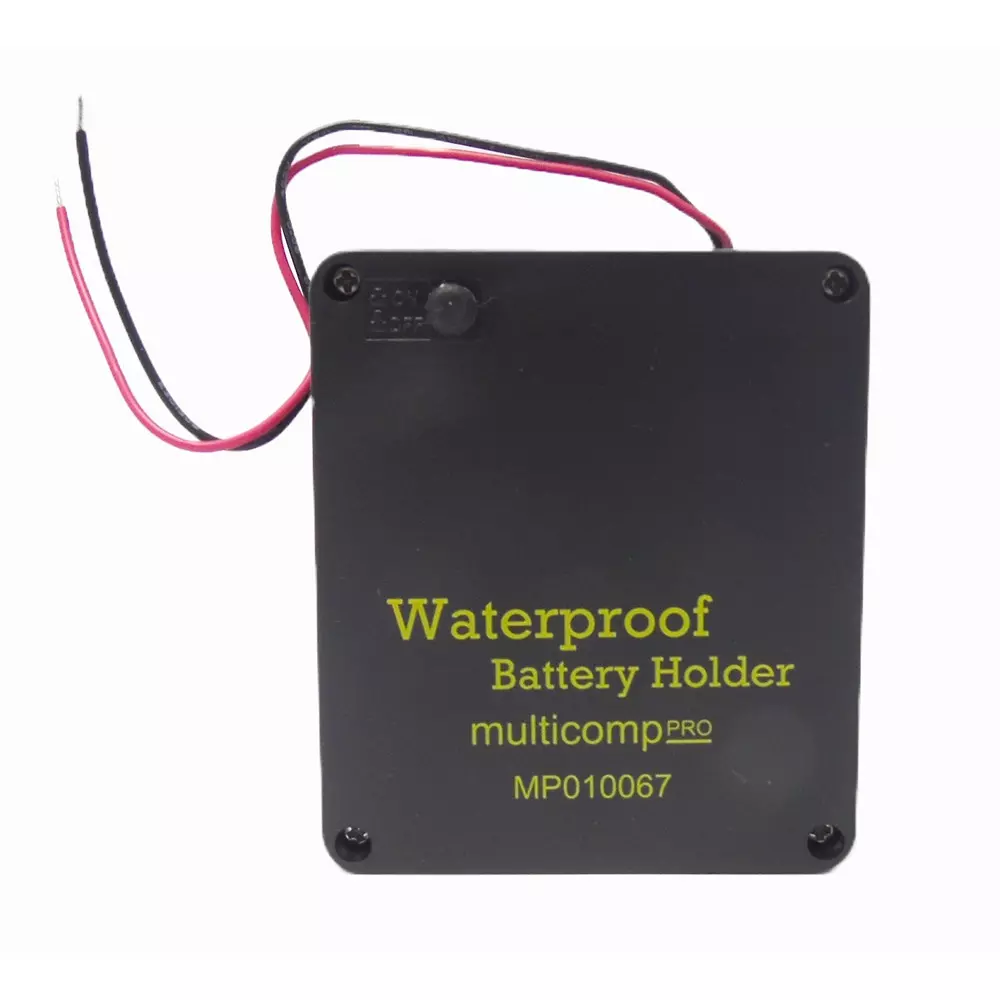 MULTICOMP PRO Battery Holder AA Sizes Accepted 4.0 No. of Batteries Screw Mount, MP010067