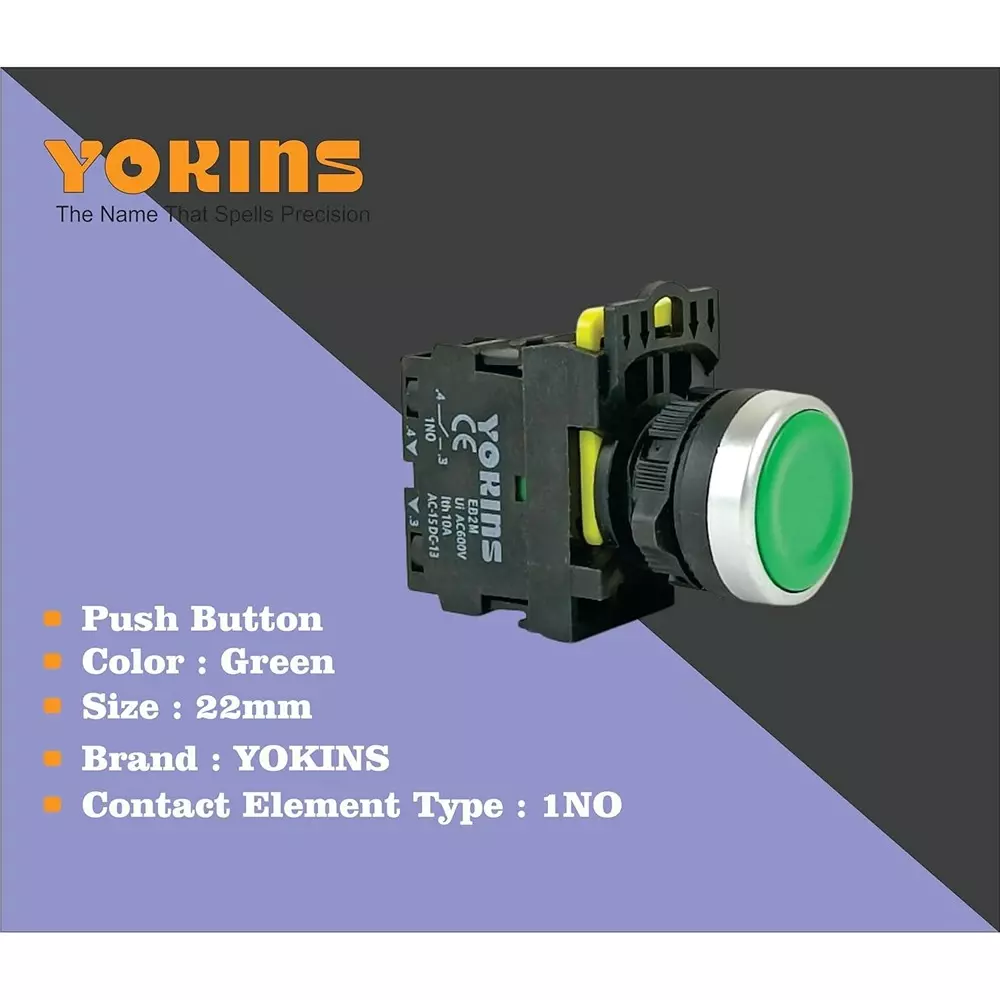 yokins-push-button-eb2m-a-01-22mm-with-spring-return-with-1no-copper-silver-contacts-set-of-10nos-g