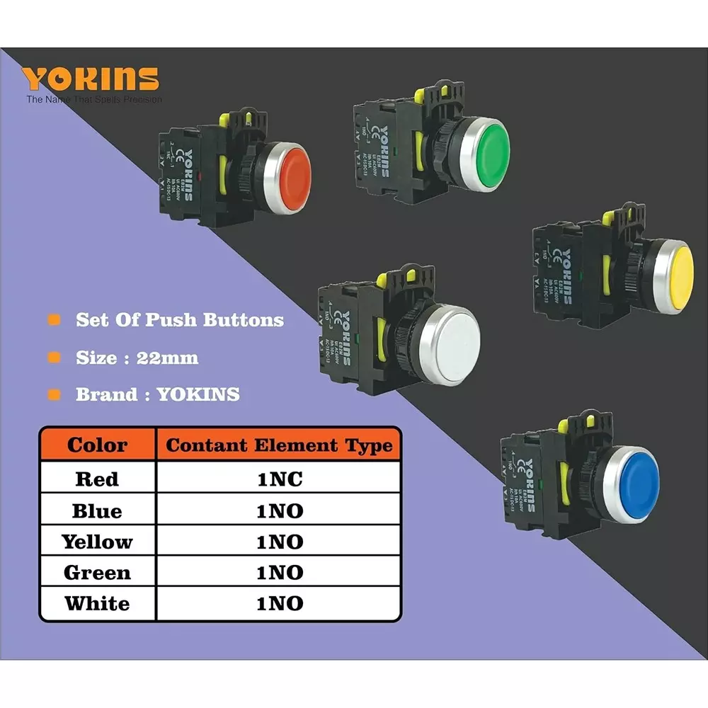 yokins-push-button-eb2m-a-01-22mm-with-spring-return-with-1no-copper-silver-contacts-set-of-rgybw