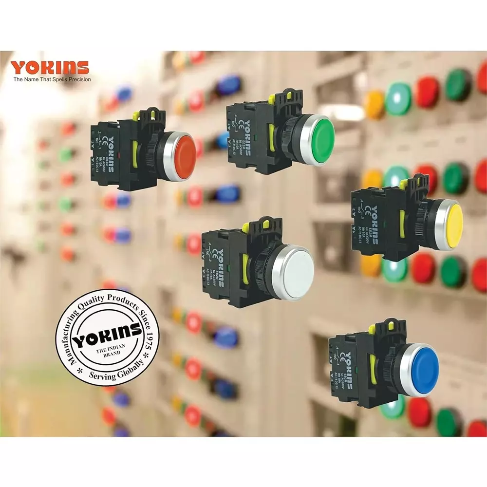 yokins-push-button-eb2m-a-01-22mm-with-spring-return-with-1no-copper-silver-contacts-set-of-rgybw