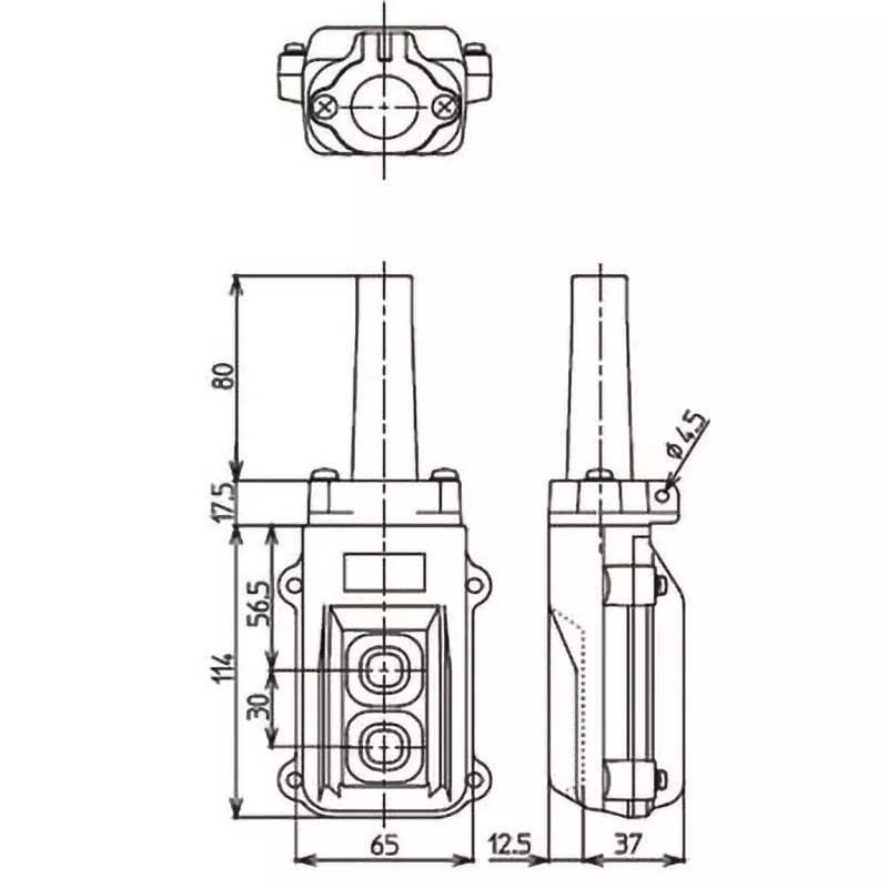 patlite-pushbutton-switch-for-hoist-for-direct-operation-cob280-series-35058956