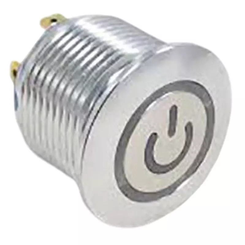 TE CONNECTIVITY Push Button Switch (Terminal) 4 Rated Current Panel Mount Mounting 36 DC Rated Voltage, AV1610P612R04
