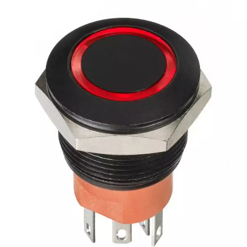 APEM Push Button Switch 30 V DC Rated Voltage 2-Pole On/Off Switch, AV960220000870K