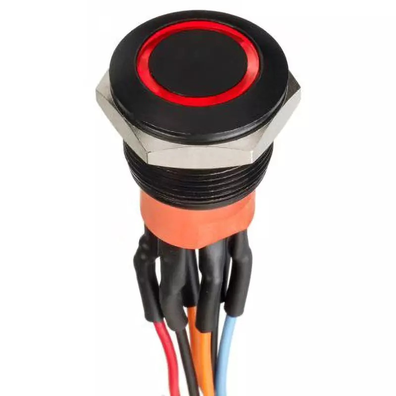 APEM Push Button Switch 30 V DC Rated Voltage 2-Pole On/Off Switch, AV9622F1020870K