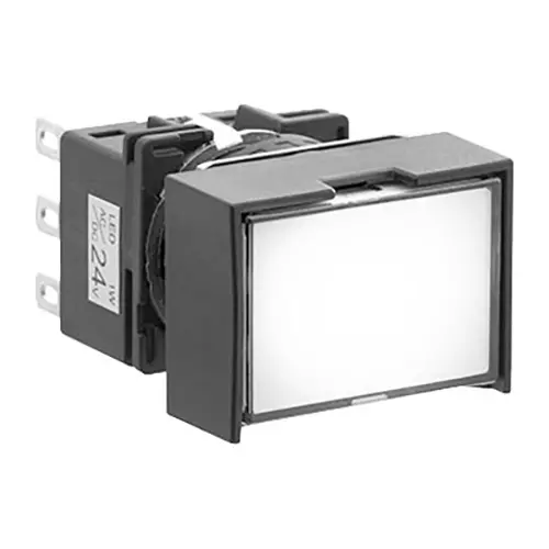 IDEC LB Series Illuminated Push Button Switch Rectangular Φ16 mm, LB4L-A1T24A