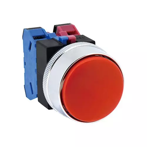 IDEC TWS Series Push Button Switch with Large Full Guard Φ25 mm Diameter, ABGS310NR