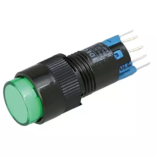 IDEC A2 Push Button Switch Illuminated Round Φ12 mm , AL2M-M11PG