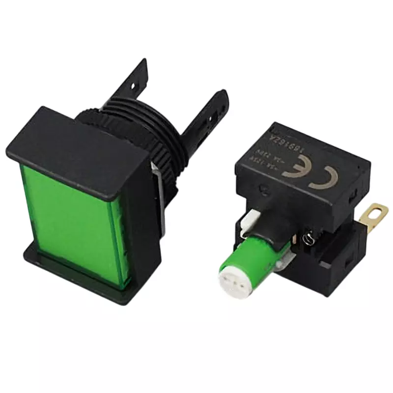 Omron Push Button Switch Separated Type Φ16 mm, 1C Contact Configuration Momentary Operation Type A16 Series