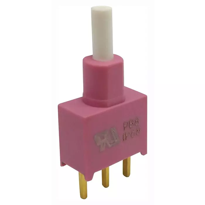 MULTICOMP PRO Standard Pushbutton Switches PB SWITCH, SPDT, 1A, 120VAC/38VDC, TH, MP-PB8-AA00B2GE-2.