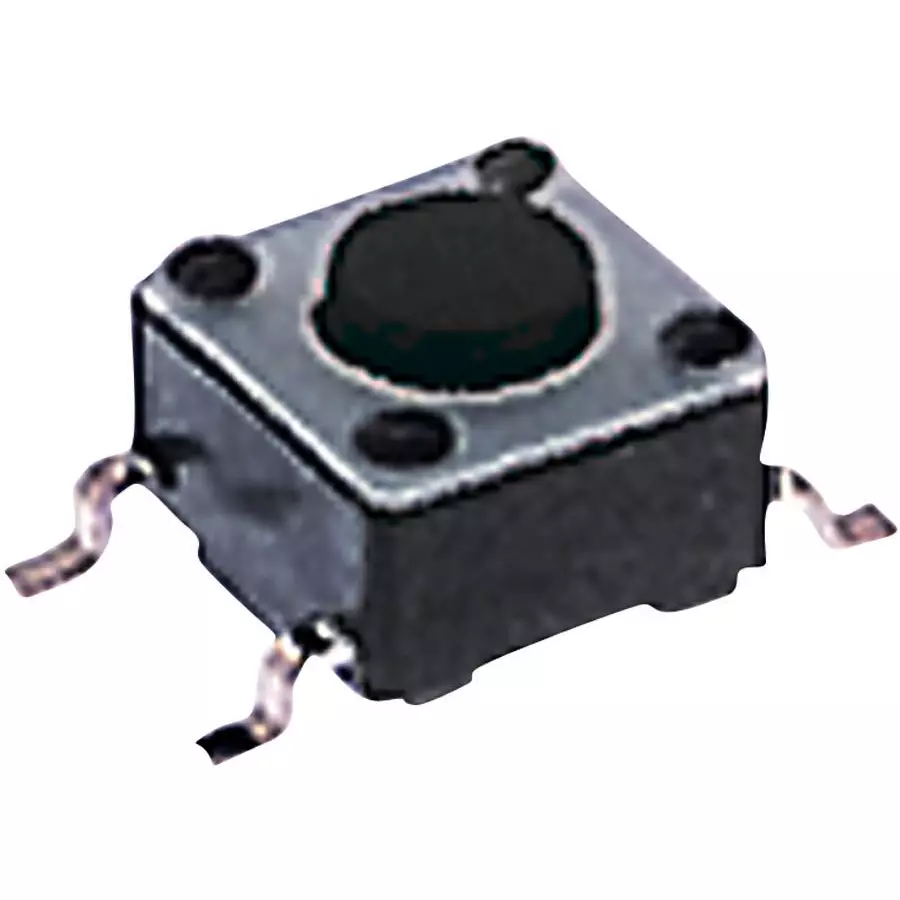 E-SWITCH SWITCH, TACTILE SPST 50mA, SMD GULL WING, TL3301NF160QG (Pack of 10)