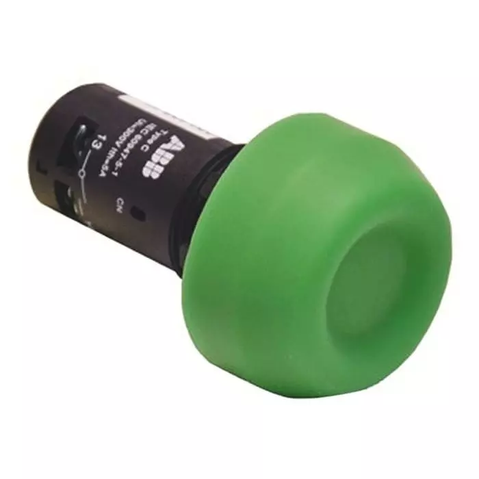 ABB Compact Series Push Button, Panel Mount, 22mm Cutout, 1SFA619105R1052CP6-10G-02