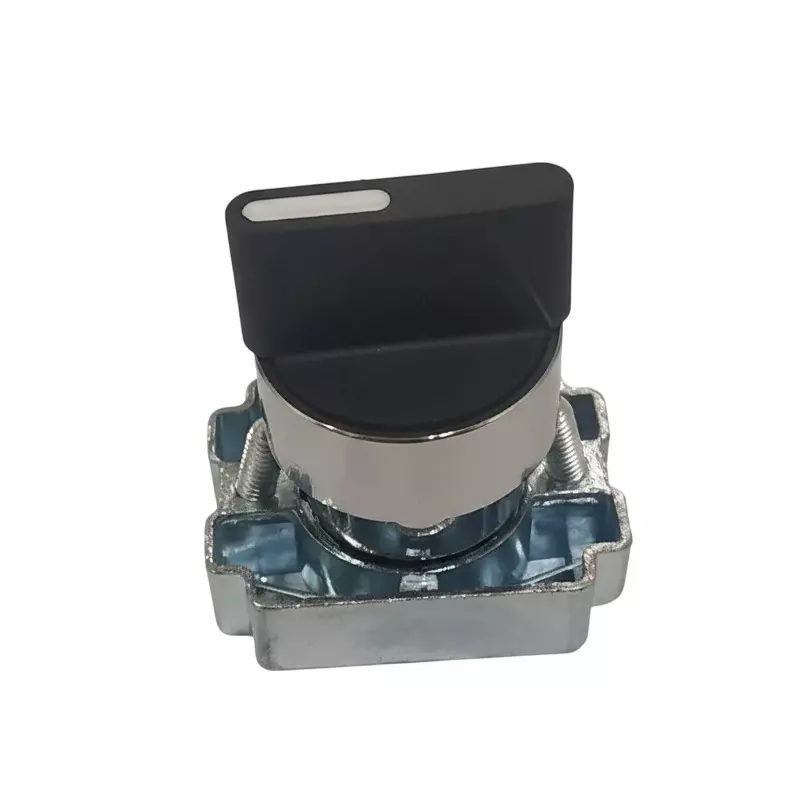 G-SENS Selector Actuator 22.5 mm 2 Position Black & Silver, GES5BD2C