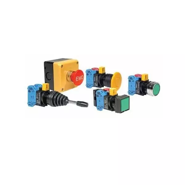 IDEC Push Turn Emergency Stop Switch Panel Mount 10 Amp 110 V AC Screw Termination, HW1B-V4R