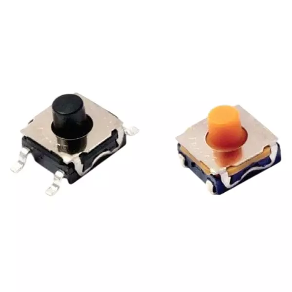 C&K COMPONENTS Tactile Switch Non-Illuminated Gull Wing Lead Termination 50 mA Round Actuator 32 V DC, KSC471G70HLFSPF