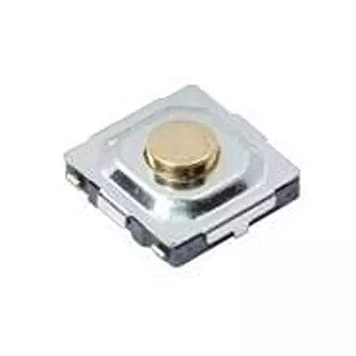 C&K COMPONENTS Tactile Switch Non-Illuminated Gull Wing Lead Termination 50 mA Round Actuator 12 V DC, PTS526SP20SMTR2 LFS