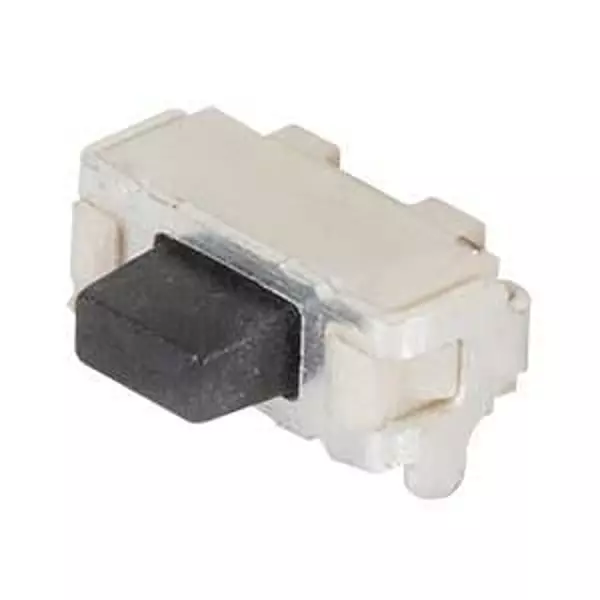 Same Sky Tactile Switch Gull Wing Lead Termination 50 mA Rectangular Actuator 1 V DC to 12 V DC, TS33-46-35-BK-160-SMT-TR