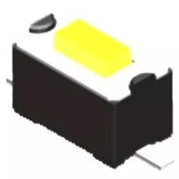 Diptronics Tactile Switch Non-Illuminated Solder Pad Termination 50 mA Rectangular Actuator 12 V DC, DTSML-31R-V-T/R