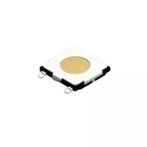 Diptronics Tactile Switch Non-Illuminated Solder Pad Termination 50 mA Round Actuator 12 V DC, TME-522-Q-T/R