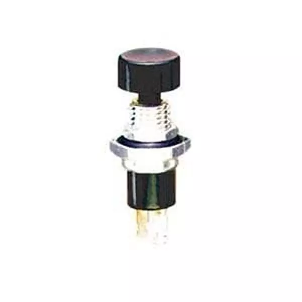 GRAYHILL Standard Switch Non-Illuminated Solder Lug Termination 20 mA Round Actuator 20 V DC, 30-601 BLK